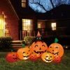 Joiedomi Large Halloween Pumpkin Patch With Cat Inflatable 7 Ft