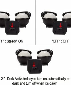 Joiedomi Halloween Flashing Peeping Eyes Lights Animated (3 Pack) All Holiday Decor 9 Joiedomi Halloween Flashing Peeping Eyes Lights Animated (3 Pack) All Holiday Decor