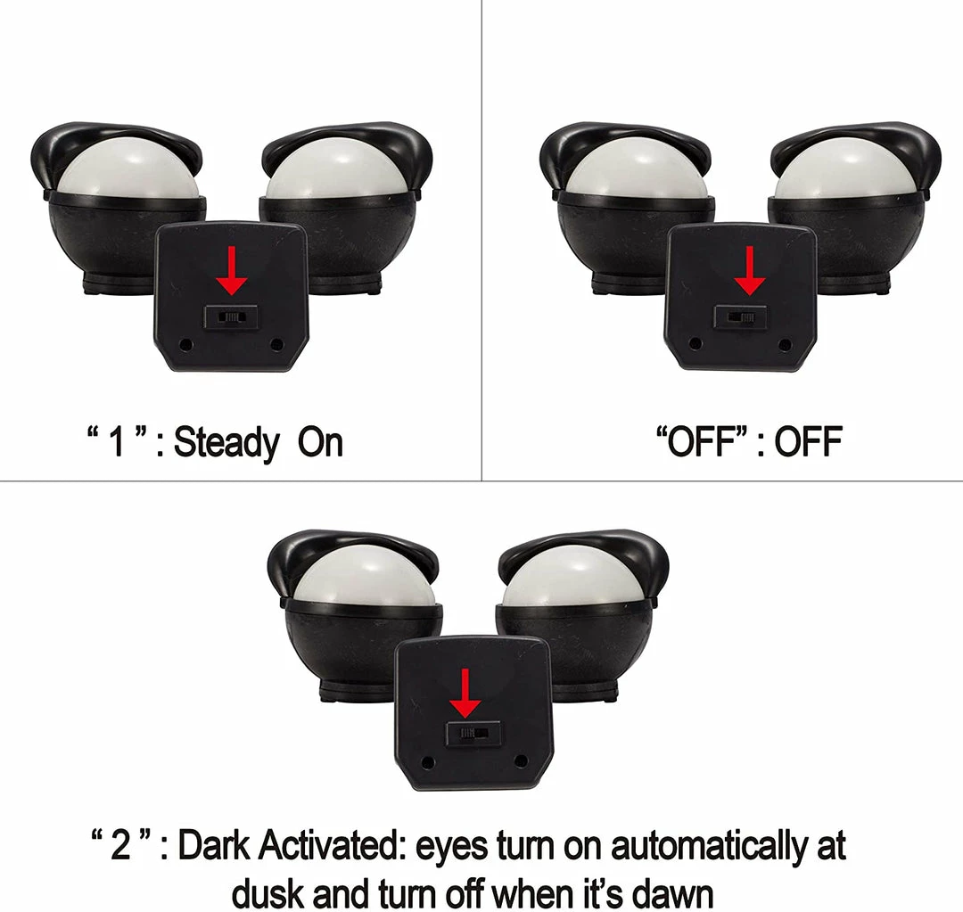Joiedomi Halloween Flashing Peeping Eyes Lights Animated (3 Pack) All Holiday Decor 5 Joiedomi Halloween Flashing Peeping Eyes Lights Animated (3 Pack) All Holiday Decor