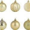 Joiedomi 2.36" Gold Baby Blue Christmas Ball Ornaments 24Pcs All Holiday Decor