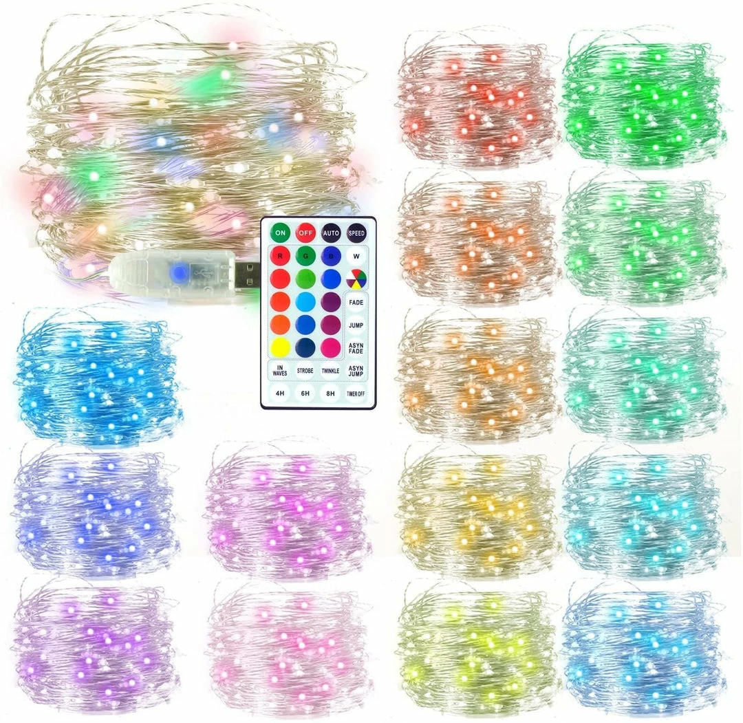 Joiedomi 100 LED Color Changing Fairy Lights 6 Joiedomi 100 LED Color Changing Fairy Lights