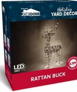 Joiedomi 3ft LED Yard Lights - Rattan Buck