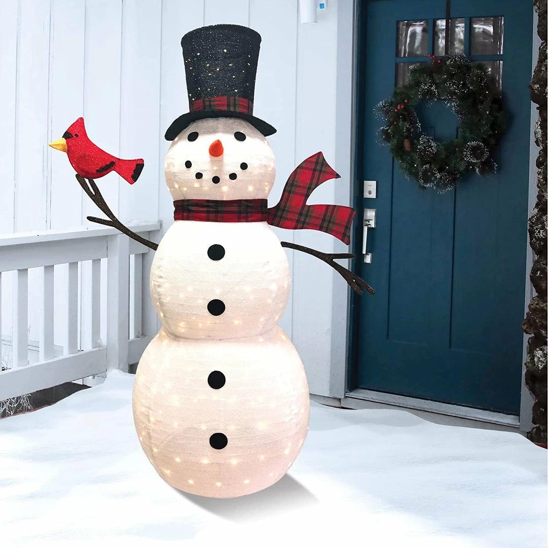 Joiedomi All Holiday Decor 6 FT Collapsible Snowman LED Yard Light 3 Joiedomi All Holiday Decor 6 FT Collapsible Snowman LED Yard Light