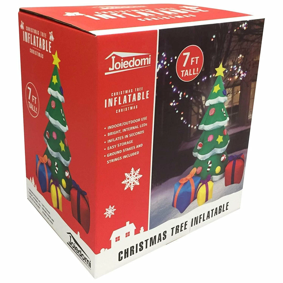 Joiedomi Inflatables Large Christmas Tree With Presents Inflatable (7 Ft) 5 Joiedomi Inflatables Large Christmas Tree With Presents Inflatable (7 Ft)