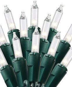 Joiedomi 131.25 FT 500 Count Christmas Clear Green Wire String Lights