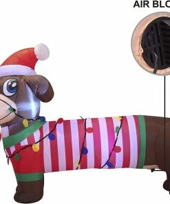 Joiedomi Large Christmas Puppy Inflatable (6 Ft) 7 Joiedomi Large Christmas Puppy Inflatable (6 Ft)