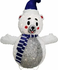 Joiedomi 3 FT Collapsible Bear LED Yard Light All Holiday Decor