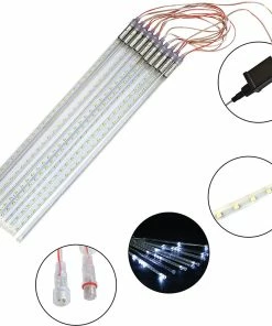 Joiedomi 540 LEDs Christmas Lights Meteor Shower Lights, Blue 10 Joiedomi 540 LEDs Christmas Lights Meteor Shower Lights, Blue