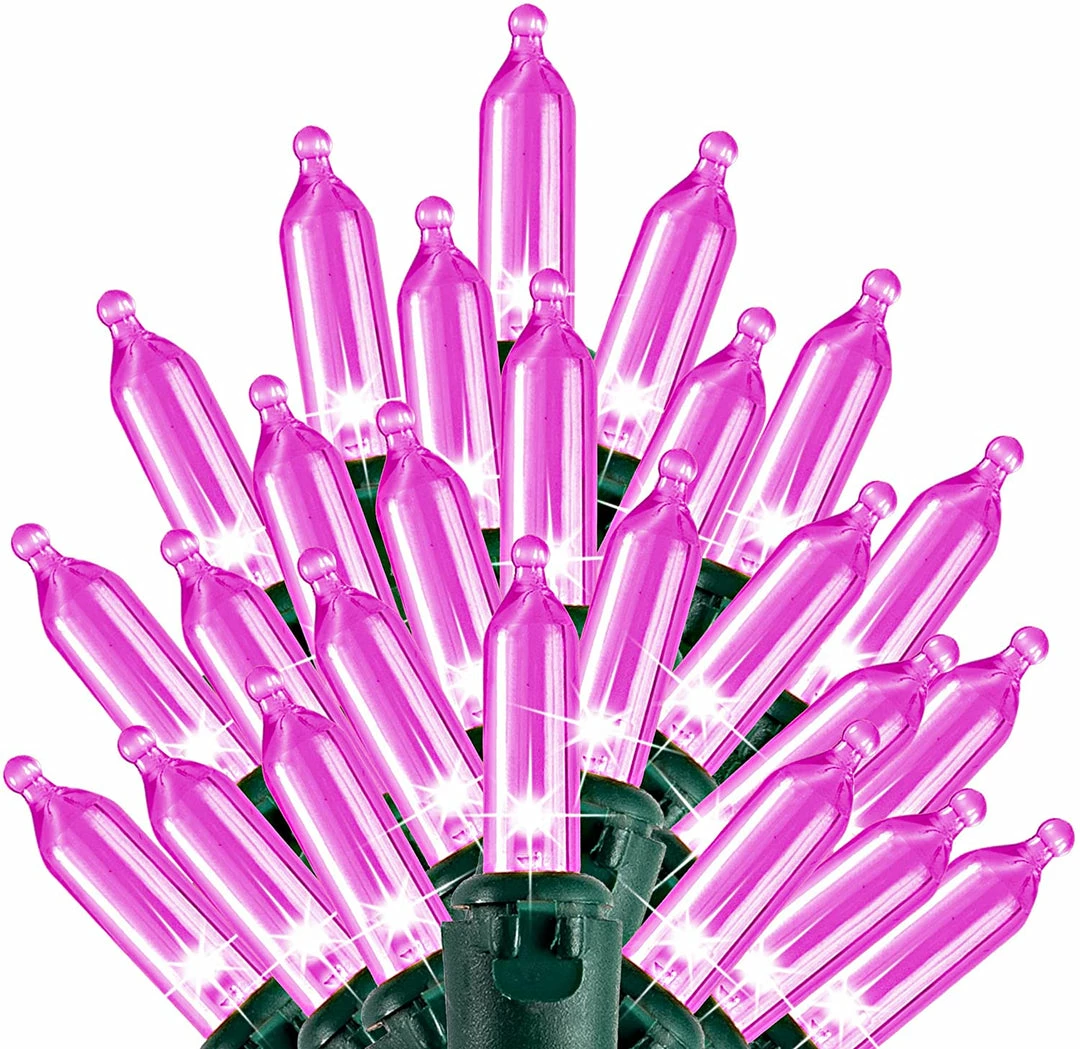 Joiedomi 17.3 FT 50-Counts Purple LED String Lights, 2 Pack 1 Joiedomi 17.3 FT 50-Counts Purple LED String Lights, 2 Pack