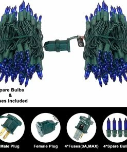 Joiedomi All Holiday Decor 3 Sets Of 100-Count Blue Incandescent Lights 8 Joiedomi All Holiday Decor 3 Sets Of 100-Count Blue Incandescent Lights