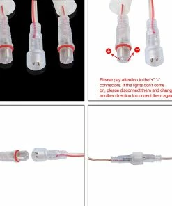 Joiedomi 540 LEDs Christmas Meteor Shower Lights, Warm White