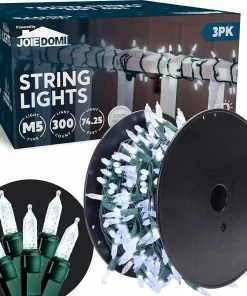 Joiedomi 3x100 LED Christmas String Lights Cool White