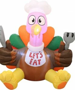 Joiedomi Inflatables Large Let¡¯s Eat Turkey Inflatable (6 Ft)
