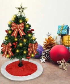 Joiedomi All Holiday Decor 24¡± Prelit Tabletop Christmas Tree With Tree Skirt