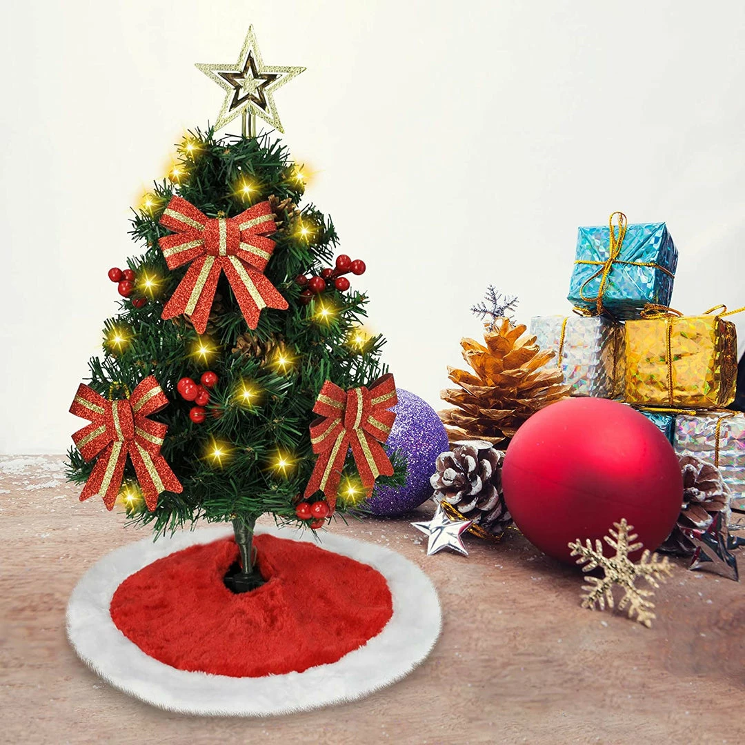 Joiedomi All Holiday Decor 24¡± Prelit Tabletop Christmas Tree With Tree Skirt 2 Joiedomi All Holiday Decor 24¡± Prelit Tabletop Christmas Tree With Tree Skirt