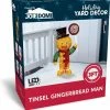 Joiedomi 3ft LED Yard Light - Tinsel Gingerbread Man All Holiday Decor