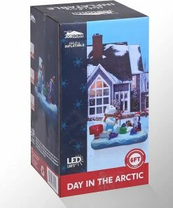 Joiedomi 6 FT Long Inflatable Fishing Hole Sign With Polar Bear Fishing 11 Joiedomi 6 FT Long Inflatable Fishing Hole Sign With Polar Bear Fishing