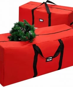 Joiedomi 2 Pack 48" Red Christmas Tree Storage Bag Organizer & Storage