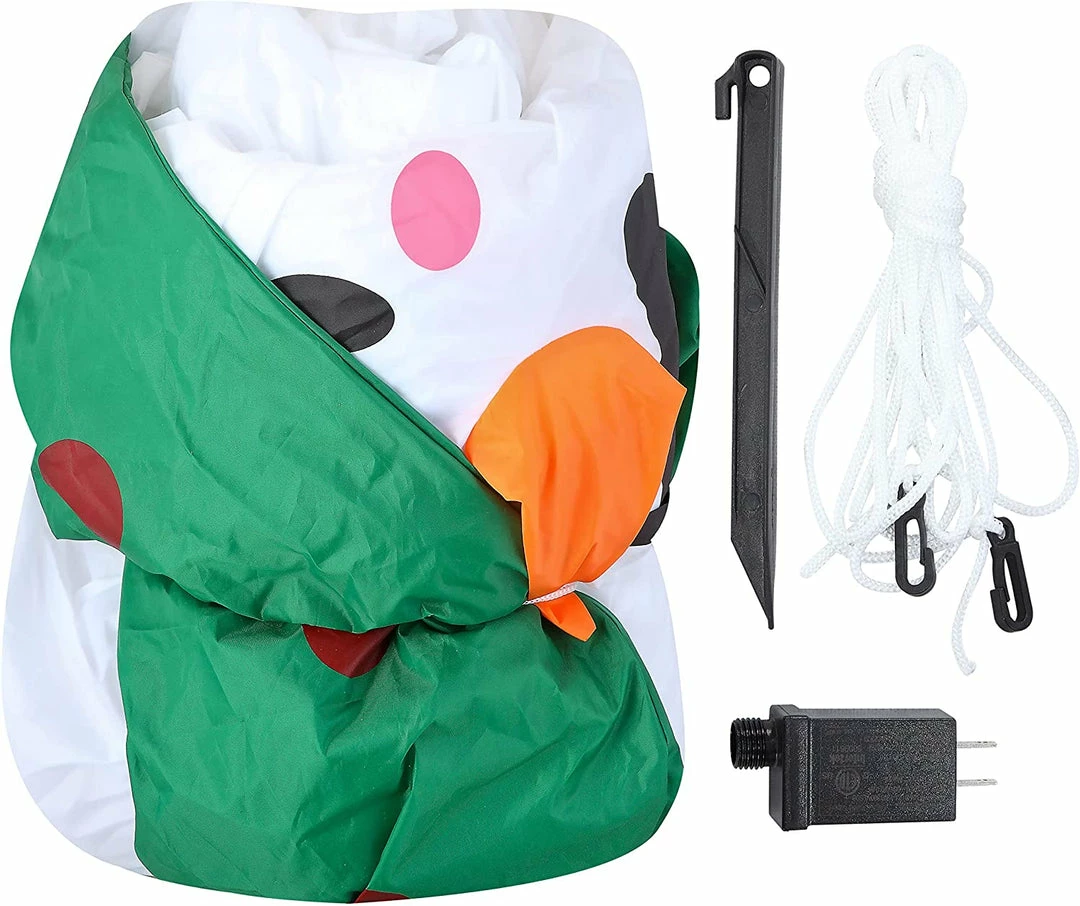 Joiedomi 6 FT Long Inflatable Three Sitting Snowmans 7 Joiedomi 6 FT Long Inflatable Three Sitting Snowmans