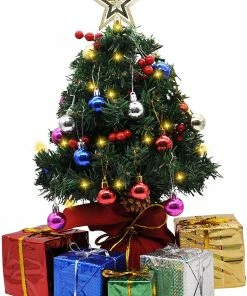 Joiedomi All Holiday Decor 24¡± Prelit Tabletop Christmas Tree