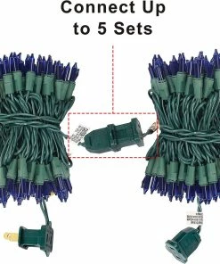 Joiedomi All Holiday Decor 2 Set Of Blue 100 Count String Lights