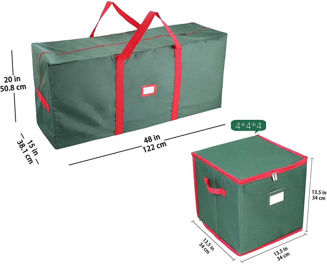 Joiedomi Organizer & Storage 48¡± Christmas Tree Storage Bag And 64-Slot Ornament Storage Set (Green) 5 Joiedomi Organizer & Storage 48¡± Christmas Tree Storage Bag And 64-Slot Ornament Storage Set (Green)