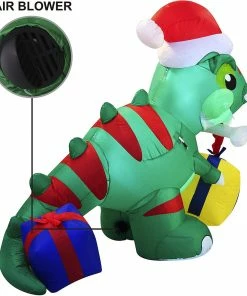 Joiedomi Christmas Large Dinosaur Inflatable (6 Ft) Inflatables 10 Joiedomi Christmas Large Dinosaur Inflatable (6 Ft) Inflatables