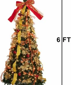 Joiedomi All Holiday Decor 6Ft Pull-Up Christmas Tree With Accessories 10 Joiedomi All Holiday Decor 6Ft Pull-Up Christmas Tree With Accessories