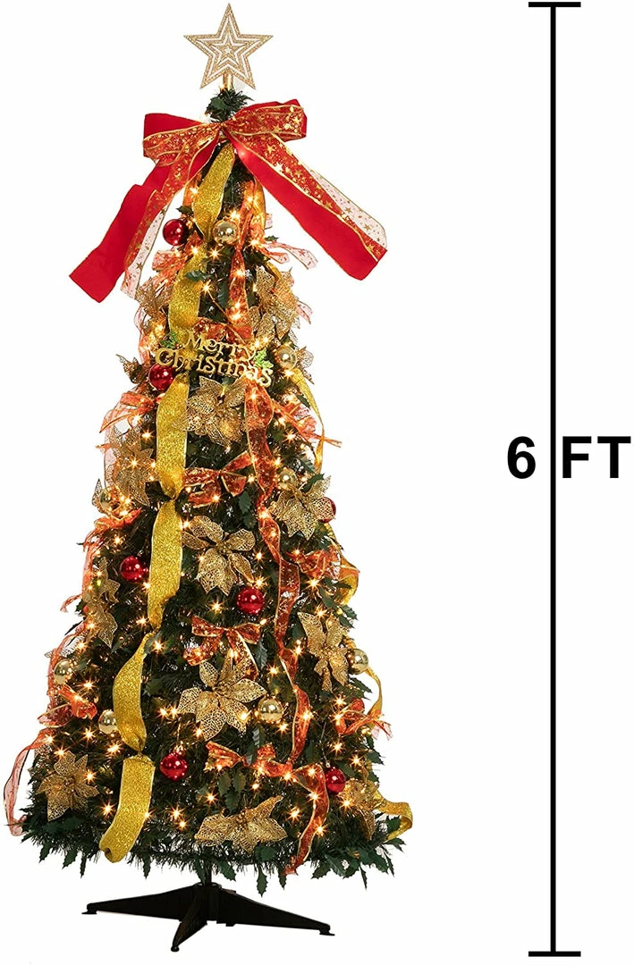 Joiedomi All Holiday Decor 6Ft Pull-Up Christmas Tree With Accessories 5 Joiedomi All Holiday Decor 6Ft Pull-Up Christmas Tree With Accessories