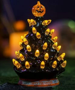 Joiedomi 9¡¯¡¯ Halloween Pre-Lit Ceramic Tabletop Tree