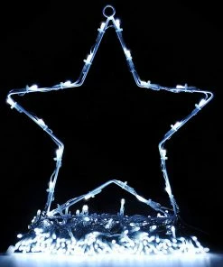 Joiedomi 335 LED Tree Decoration Star Lights, White