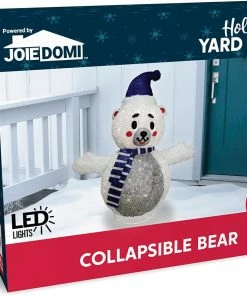 Joiedomi 3 FT Collapsible Bear LED Yard Light All Holiday Decor
