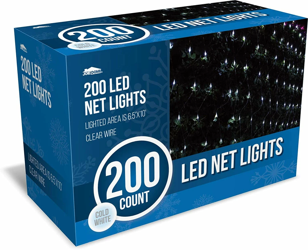 Joiedomi 200 LED Net Lights, Pure White 5 Joiedomi 200 LED Net Lights, Pure White
