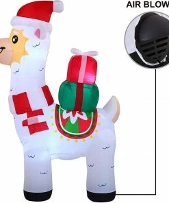 Joiedomi Large Christmas Llama Inflatable (6 Ft) Inflatables 9 Joiedomi Large Christmas Llama Inflatable (6 Ft) Inflatables