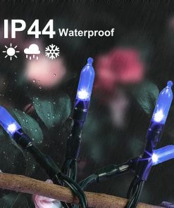 Joiedomi All Holiday Decor 17.3 FT Battery Powered Green String Lights