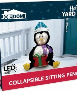 Joiedomi 30in Collapsible Penguin LED Yard Light All Holiday Decor