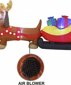 Joiedomi Jumbo Christmas Puppy Inflatable (8 Ft) Inflatables 9 Joiedomi Jumbo Christmas Puppy Inflatable (8 Ft) Inflatables