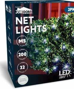 Joiedomi 2Γ100 LED Christmas Net Lights Cool White