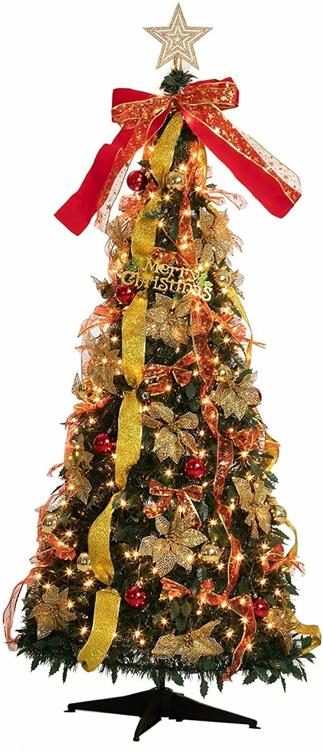 Joiedomi All Holiday Decor 6Ft Pull-Up Christmas Tree With Accessories 1 Joiedomi All Holiday Decor 6Ft Pull-Up Christmas Tree With Accessories