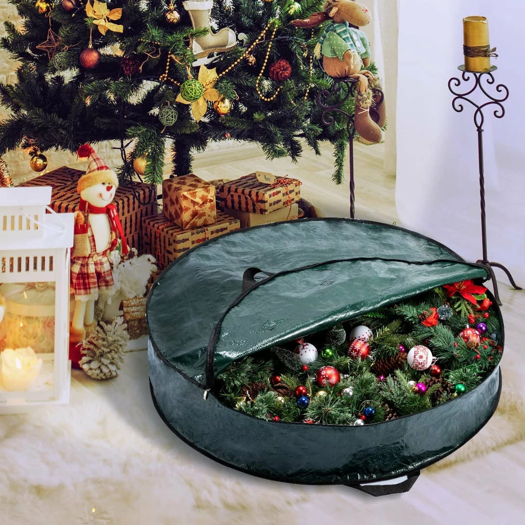 Joiedomi Organizer & Storage 36 Inch 2 Packs Christmas Wreath Storage Bag (Green) 7 Joiedomi Organizer & Storage 36 Inch 2 Packs Christmas Wreath Storage Bag (Green)