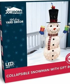 Joiedomi 5 FT Collapsible Snowman LED Yard Light All Holiday Decor
