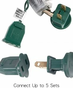 Joiedomi 150 Counts Clear Green Wire Christmas Lights Set Of 2