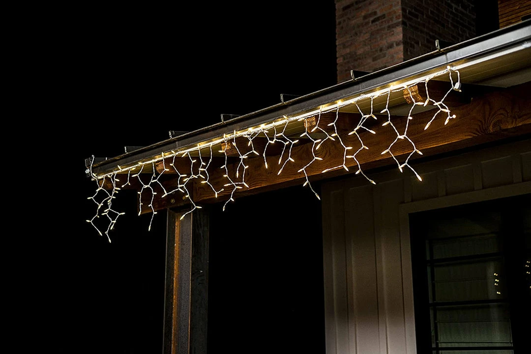 Joiedomi 3×150 LED Christmas Icicle Lights Warm White Net Lights 2 Joiedomi 3×150 LED Christmas Icicle Lights Warm White Net Lights