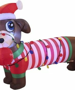 Joiedomi Large Christmas Puppy Inflatable (6 Ft)