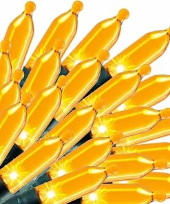 Joiedomi All Holiday Decor 100-Count Orange LED String Lights