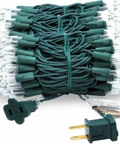 Joiedomi 150 Counts Clear Green Wire Christmas Lights Set Of 3 10 Joiedomi 150 Counts Clear Green Wire Christmas Lights Set Of 3