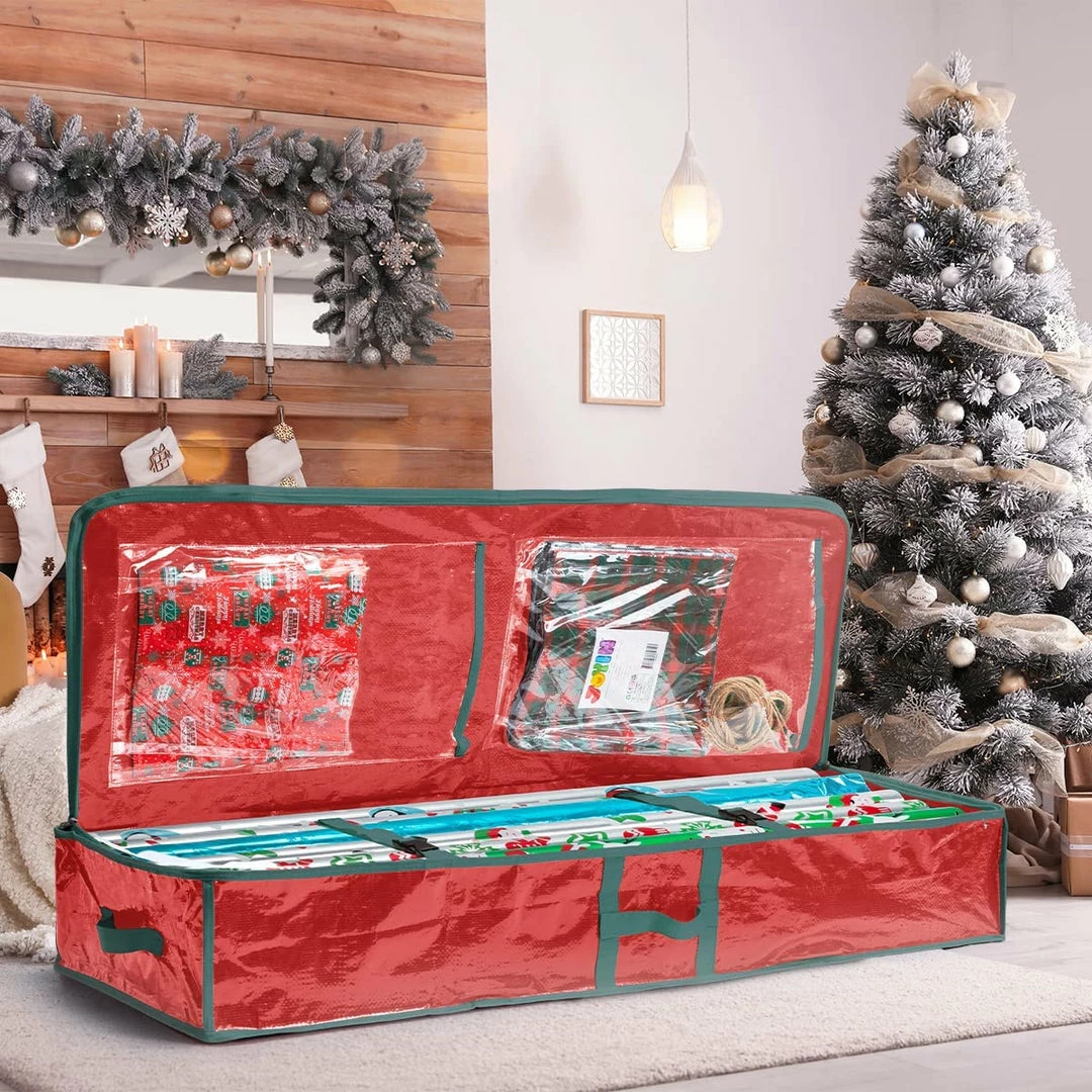Joiedomi Organizer & Storage 40” Gift Wrap Organizer (Red) 5 Joiedomi Organizer & Storage 40” Gift Wrap Organizer (Red)