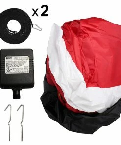 Joiedomi Jumbo Santa With Gift Box Inflatable (8 Ft) Inflatables 9 Joiedomi Jumbo Santa With Gift Box Inflatable (8 Ft) Inflatables