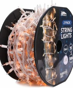 Joiedomi 2x250 LED Christmas String Lights Clear White