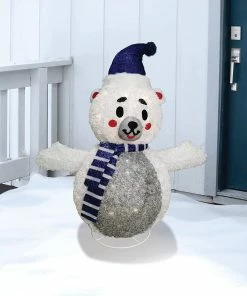 Joiedomi 3 FT Collapsible Bear LED Yard Light All Holiday Decor